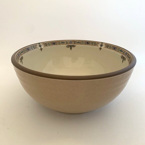 Noritake Chaparral 7" Round Vegetable Serving Bowl 8482 7.75" Diameter Stoneware - Picture 1 of 8